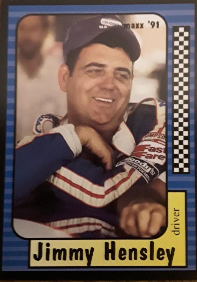 Jimmy Hensley #20 Racing Cards 1991 Maxx