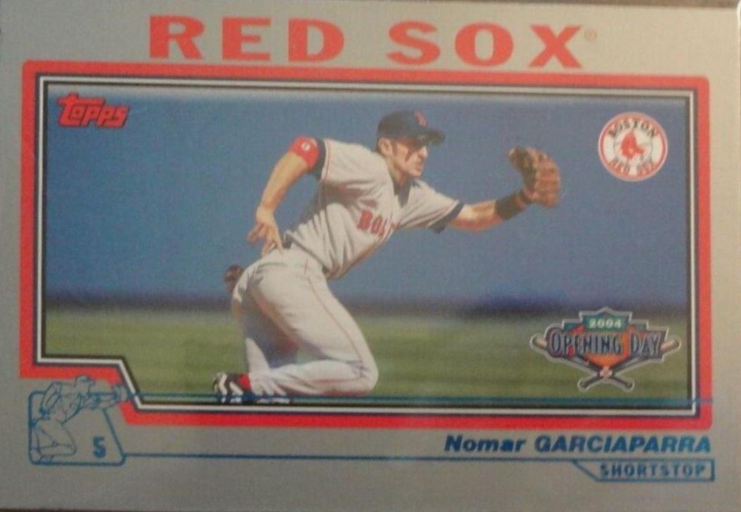 Nomar Garciaparra #70 Baseball Cards 2004 Topps Opening Day