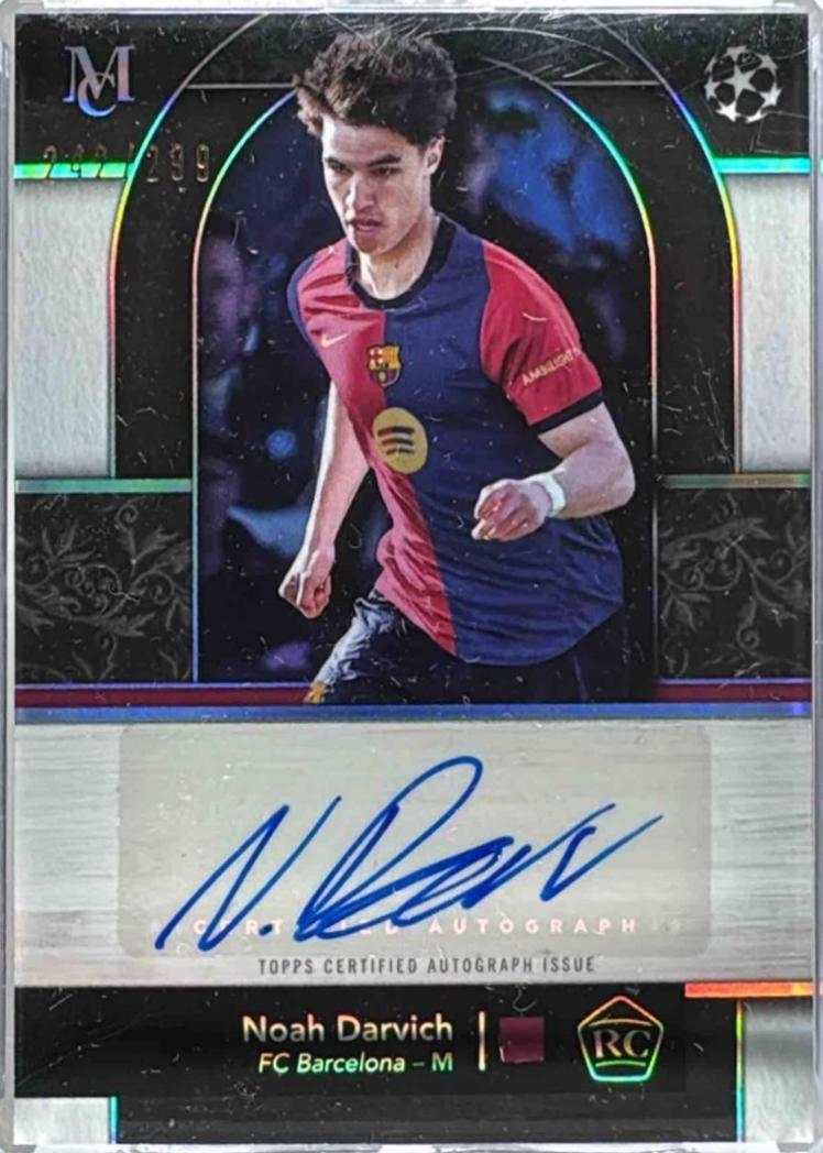 Noah Darvich #MRA-ND 2024 Topps Museum UEFA Rookie Autograph