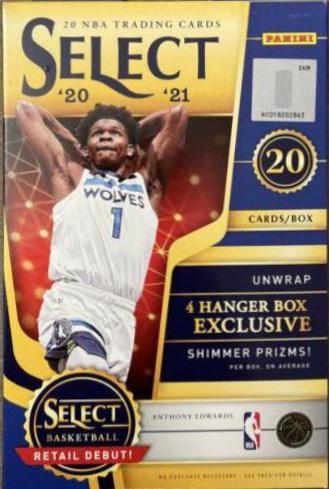Hanger Box Basketball Cards 2020 Panini Select