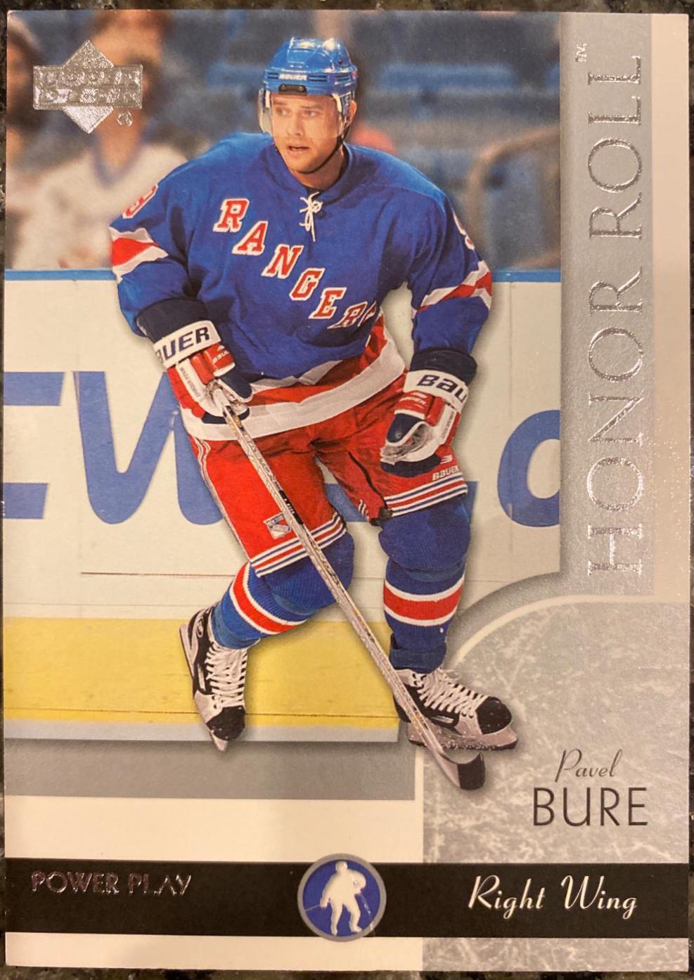 Pavel Bure #49 Hockey Cards 2002 Upper Deck Honor Roll