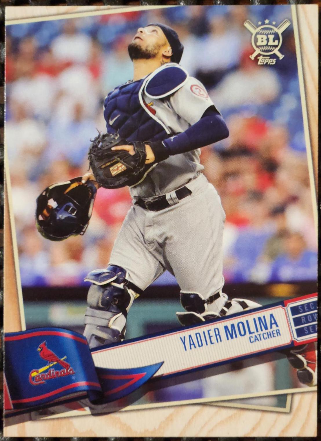 Yadier Molina #338 2019 Topps Big League Baseball