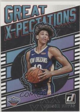 Jaxson Hayes #3 Basketball Cards 2019 Panini Donruss Great X-Pectations