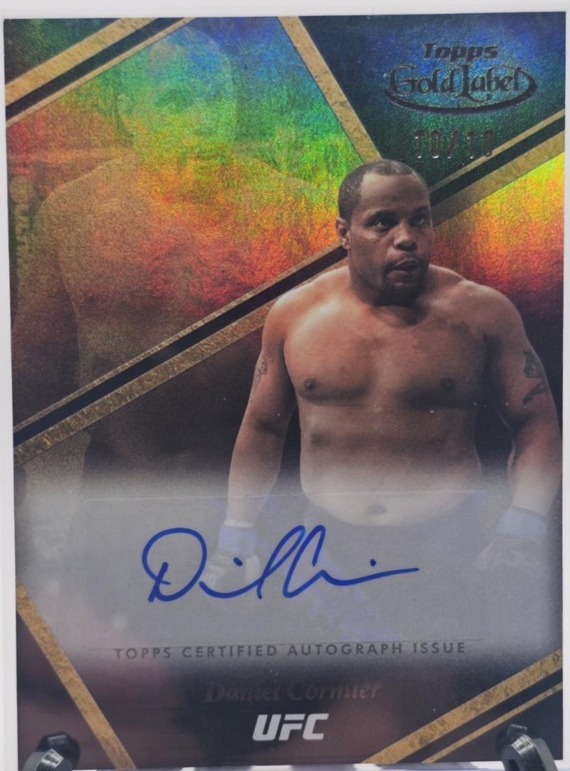 Daniel Cormier #AUA-DCR Ufc Cards 2024 Topps Gold Label UFC Auric Autograph