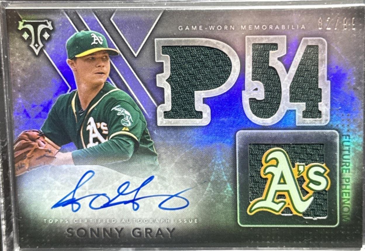 Sonny Gray #128 2015 Topps Triple Threads Baseball