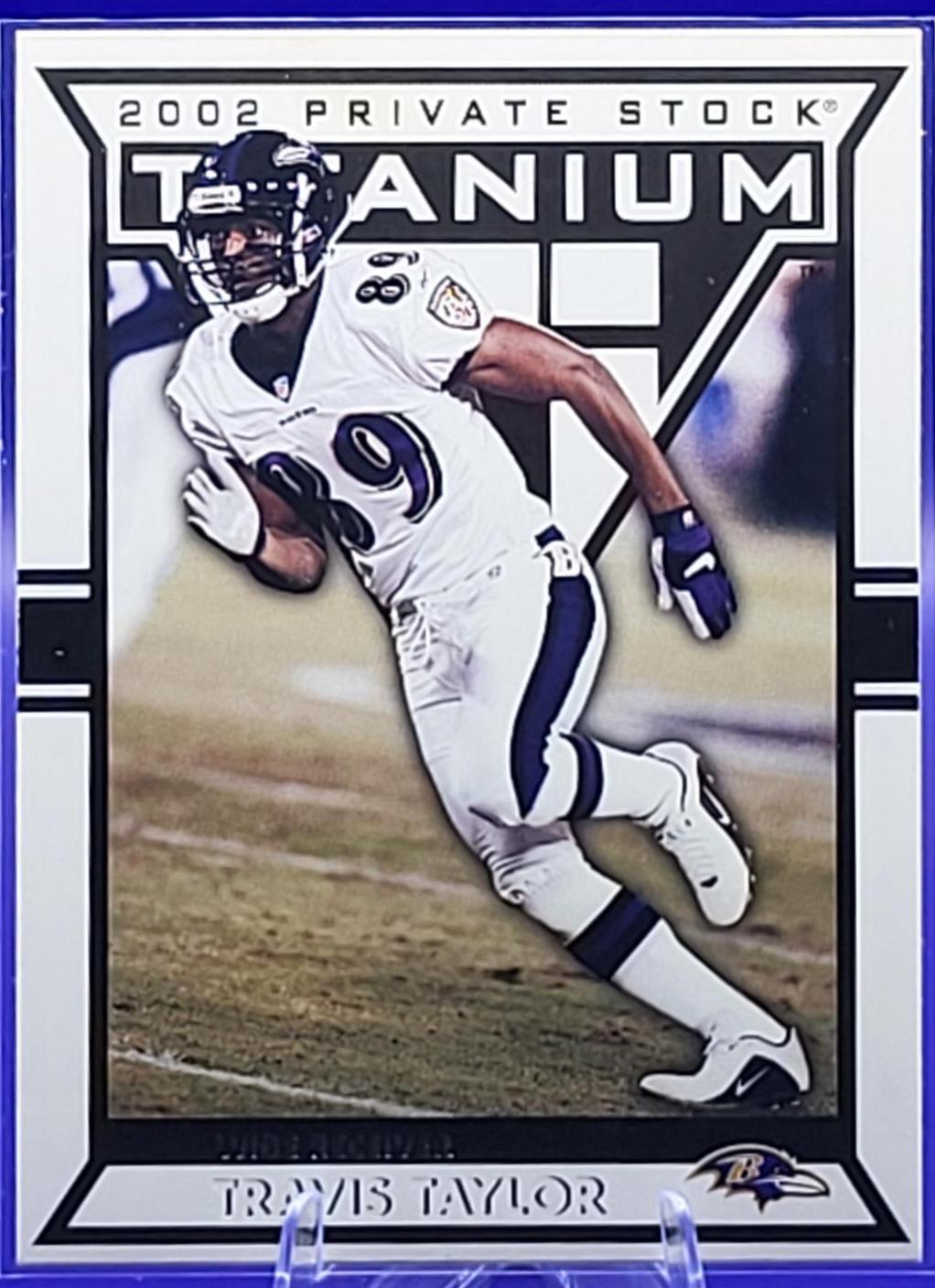 Travis Taylor #9 2002 Pacific Private Stock Titanium Football