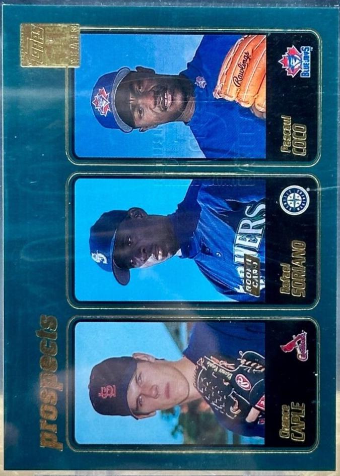 Chance Caple, Rafael Soriano, Pascual Coco #370 Baseball Cards 2001 Topps