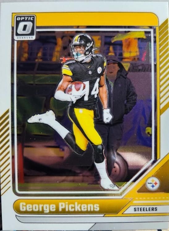 George Pickens #166 Football Cards 2024 Panini Donruss Optic