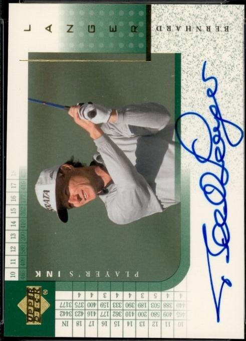 Bernhard Langer #BL Golf Cards 2001 Upper Deck Player's Ink