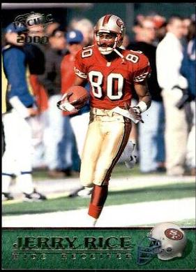 Jerry Rice #342 Football Cards 2000 Pacific