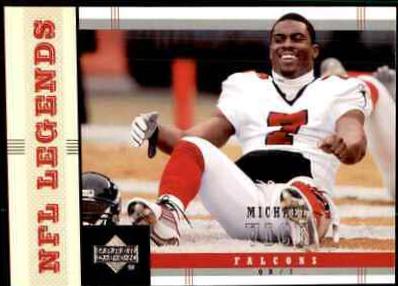 Michael Vick #3 Football Cards 2004 Upper Deck Legends