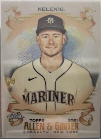Jarred Kelenic #252 Baseball Cards 2021 Topps Allen & Ginter Chrome