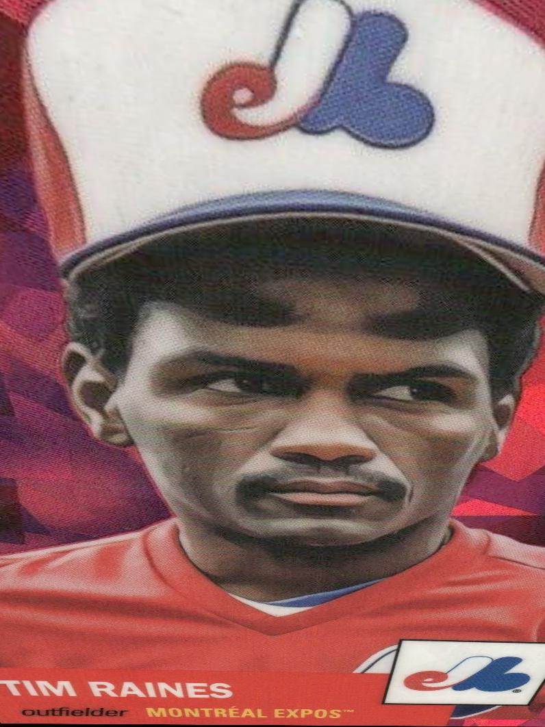 Tim Raines [Fuchsia Atomic Refractor] #478
