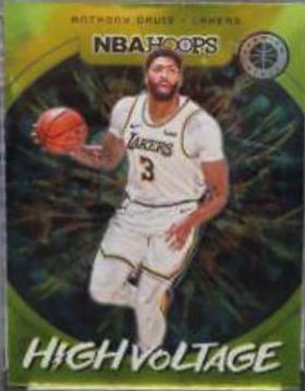 Anthony Davis #7 Basketball Cards 2019 Panini Hoops Premium Stock High Voltage