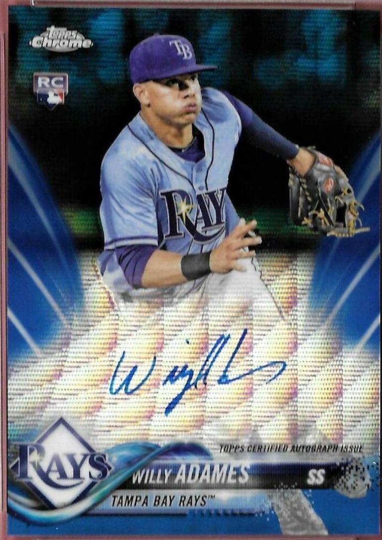 Willy Adames [Blue Wave Refractor] #RA-WA