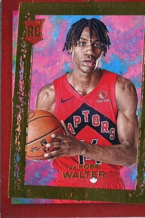 Ja'Kobe Walter #DSM-JKW Basketball Cards 2024 Panini Court Kings Debut Showcase Memorabilia
