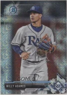Willy Adames #BCP140 2017 Bowman Mega Box Chrome Prospects Baseball