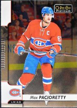 Max Pacioretty #2 Hockey Cards 2017 O Pee Chee Platinum