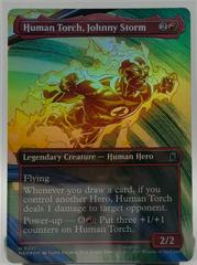 Human Torch, Johnny Storm [Borderless Foil] #321