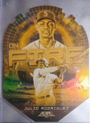 Julio Rodriguez #EF-30 2022 Topps Fire En Fuego Baseball