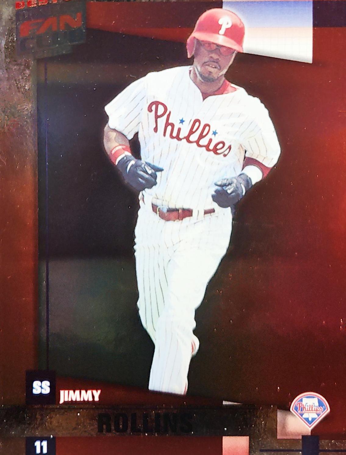 Jimmy Rollins #176 Baseball Cards 2002 Donruss Best of Fan Club