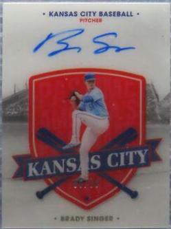 Brady Singer #AP-BS Baseball Cards 2021 Panini Chronicles America's Pastime Autographs