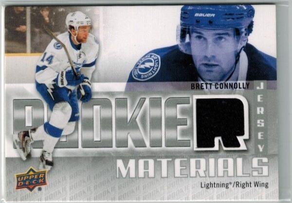 Brett Connolly #RM-BC Hockey Cards 2011 Upper Deck Rookie Materials