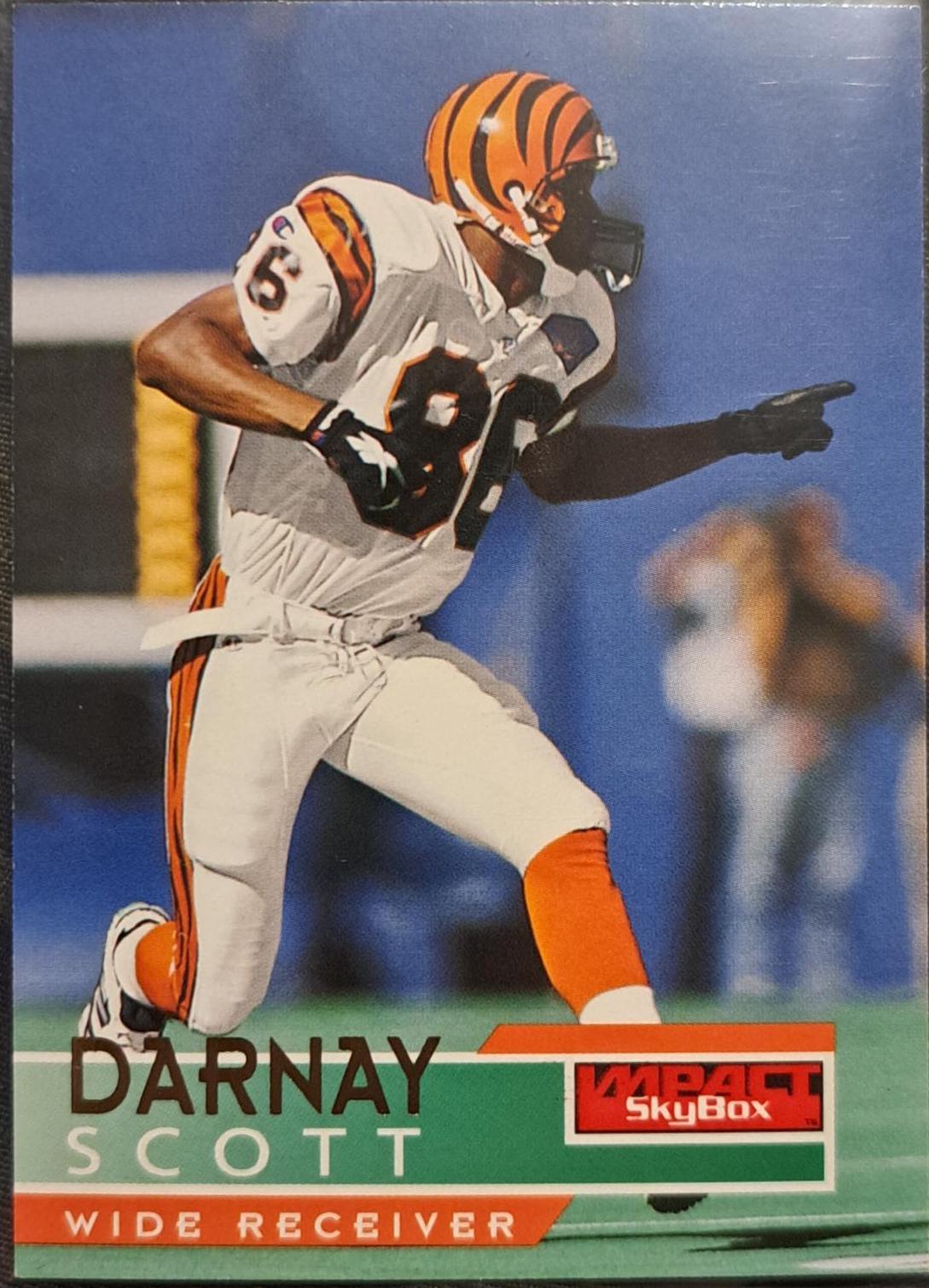 Darnay Scott #27 Football Cards 1995 Skybox Impact
