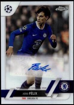 Joao Felix #CA-JF Soccer Cards 2022 Topps Chrome UEFA Club Competitions Autographs