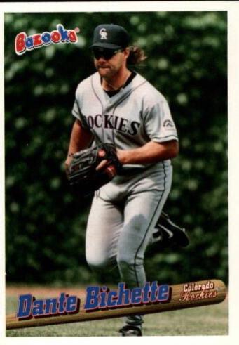 Dante Bichette #38 Baseball Cards 1996 Bazooka
