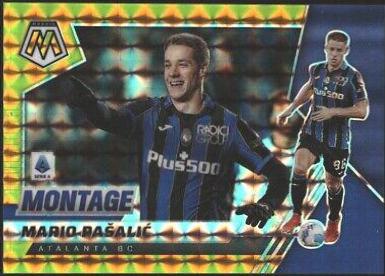 Mario Pasalic #5 Soccer Cards 2021 Panini Mosaic Serie A Montage
