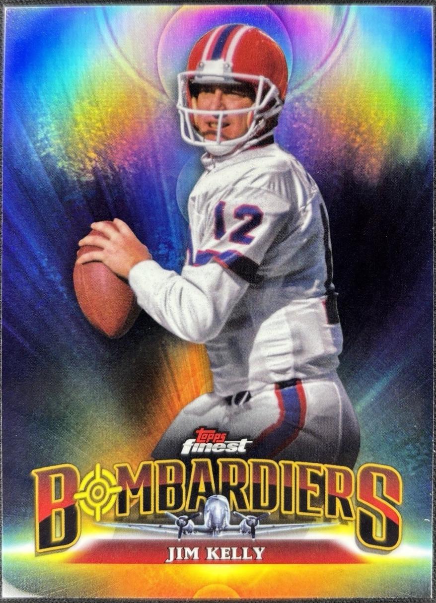 Jim Kelly #BB-11 Football Cards 2024 Topps Finest Bombadiers