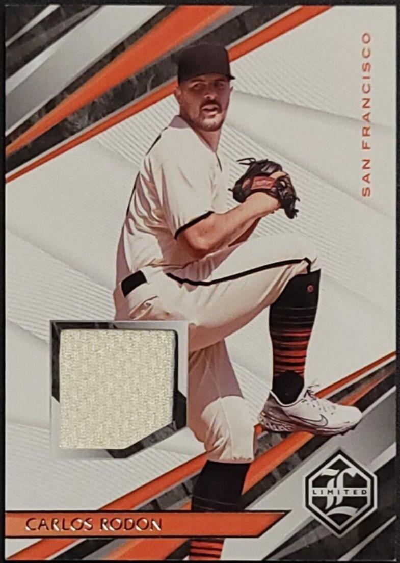 Carlos Rodon #LS-CR Baseball Cards 2022 Panini Chronicles Limited Swatches