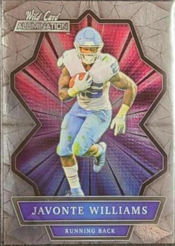 Javonte Williams #ABC-40 Football Cards 2021 Wild Card Alumination