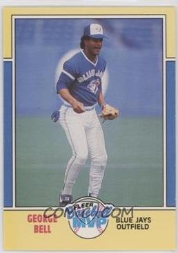 George Bell #1 Baseball Cards 1988 Fleer MVP