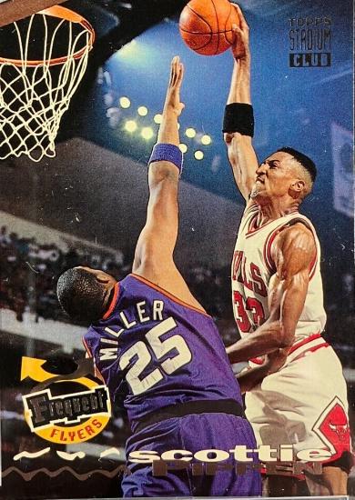 Scottie Pippen #184 Basketball Cards 1993 Stadium Club