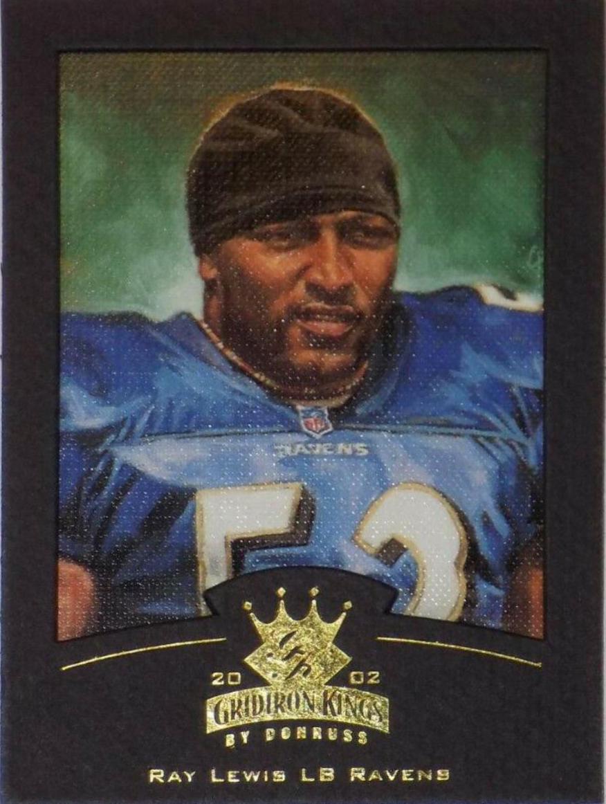 Ray Lewis #6 Football Cards 2002 Panini Donruss Gridiron Kings