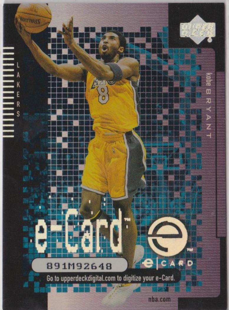 kobe Bryant #EC1 Basketball Cards 2000 Upper Deck E-Card