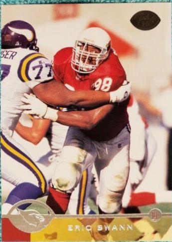 Eric Swann #6 Football Cards 1996 Leaf