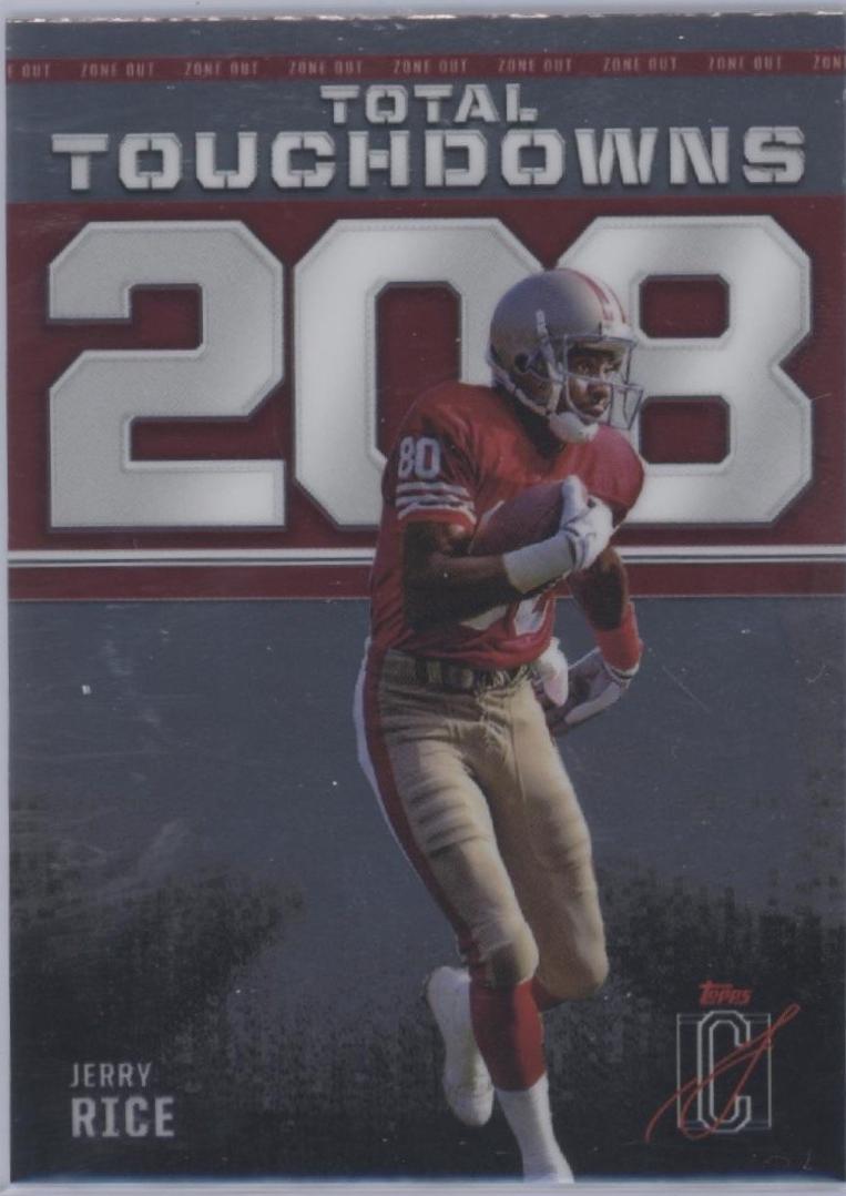 Jerry Rice #ZO-1 Football Cards 2024 Topps Signature Class Zone Out