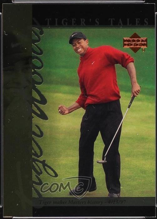 Tiger Woods #TT15 Golf Cards 2001 Upper Deck Tiger's Tales