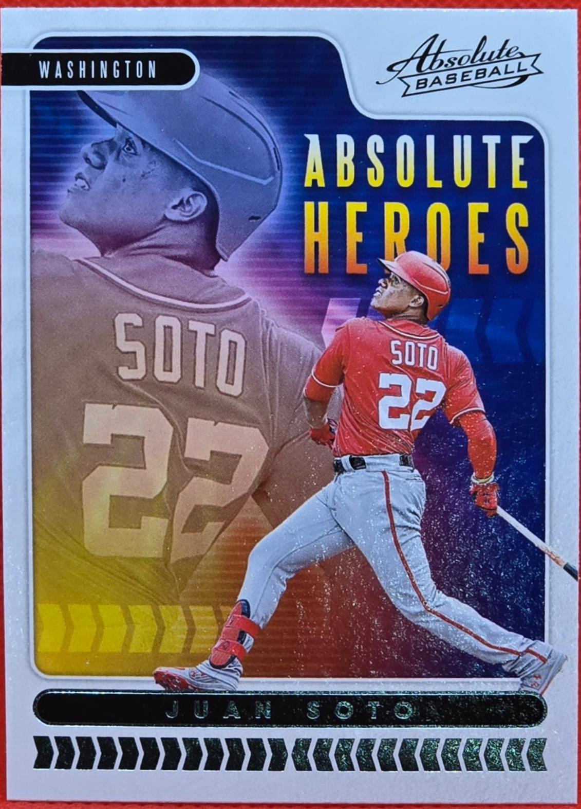 Juan Soto #AH6 Baseball Cards 2020 Panini Absolute Heroes