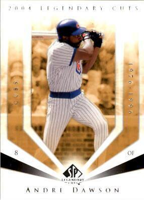 Andre Dawson #4 Baseball Cards 2004 SP Legendary Cuts