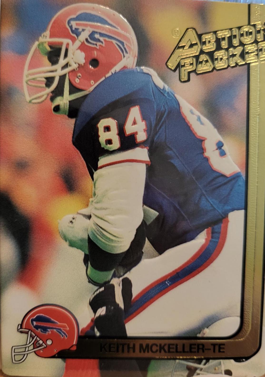 Keith McKeller #14 Football Cards 1991 Action Packed