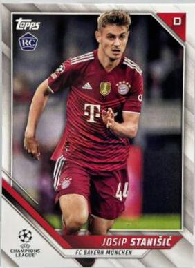 Josip Stanisic #3 Soccer Cards 2021 Topps UEFA Champions League