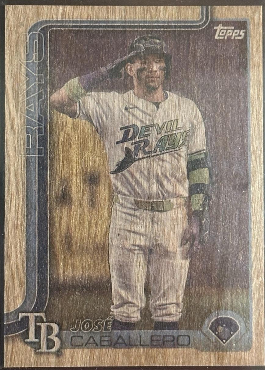 Jose Caballero [Wood] (2025 Topps)