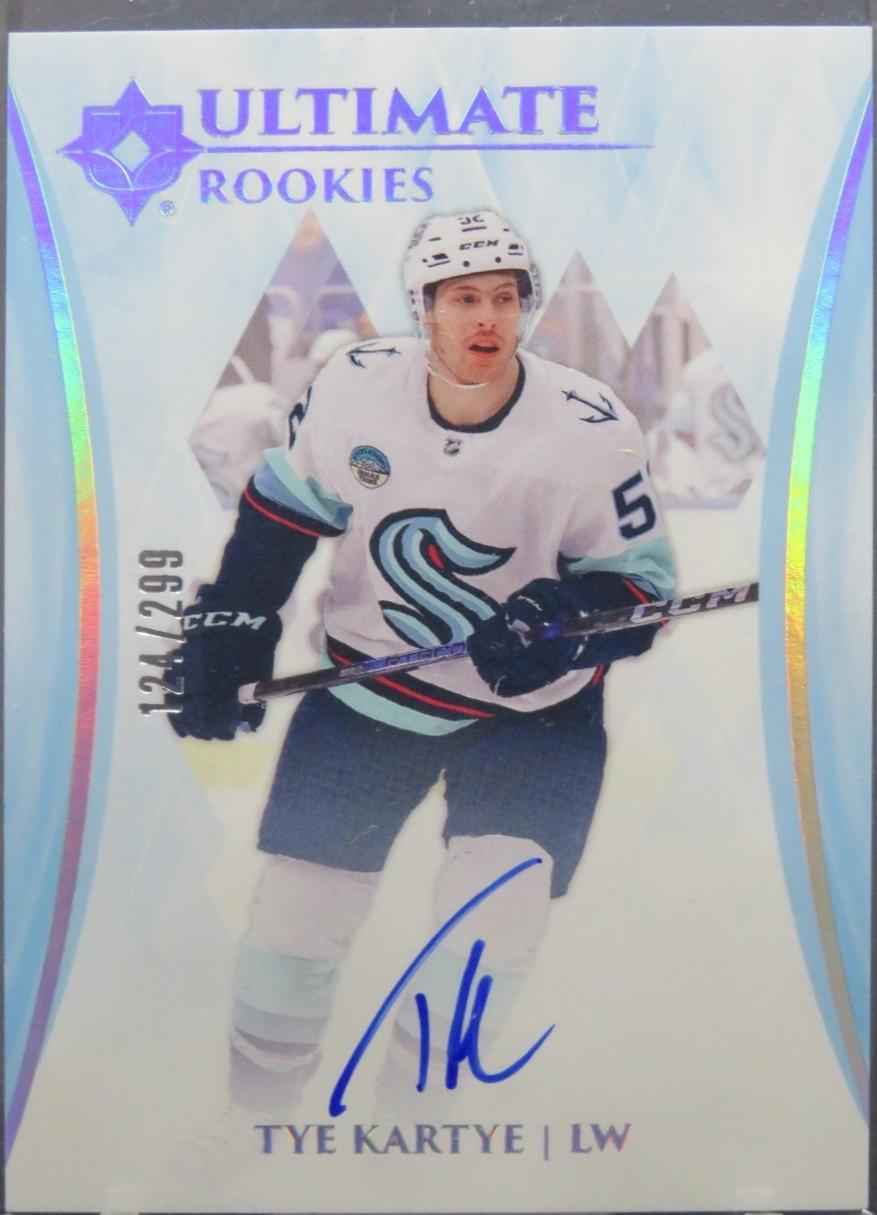 Tye Kartye #URS-TK Hockey Cards 2023 Upper Deck Ultimate Collection Rookie Signature