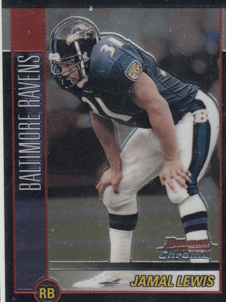 Jamal Lewis #12 Football Cards 2002 Bowman Chrome