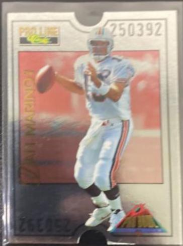 Dan Marino #PB-15 Football Cards 1995 Pro Line Pro Bowl
