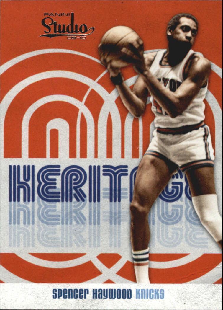 Spencer Haywood #3 Basketball Cards 2009 Panini Studio Heritage